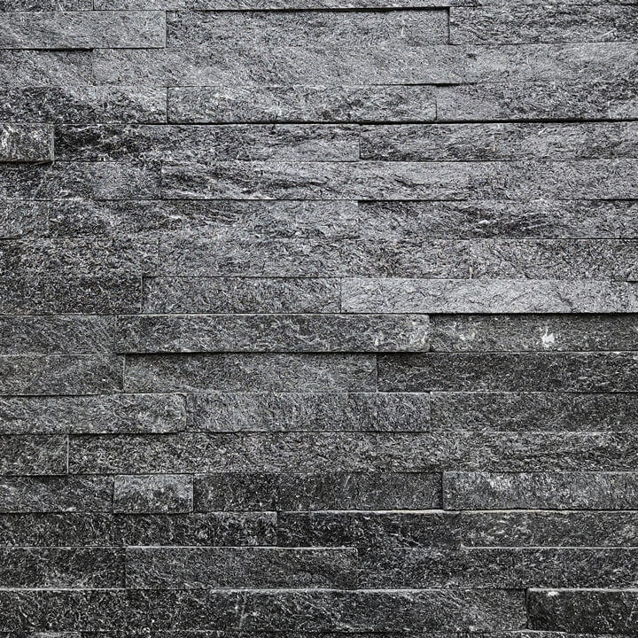 Stunning Black Quartzite Natural Stone Wall Panels Elegant black quartzite natural stone wall panels in a modern setting