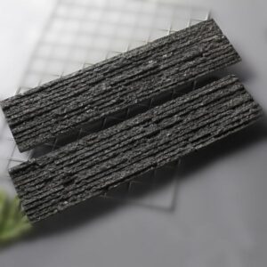 Pencil Ledger Panels showcasing a modern stone design