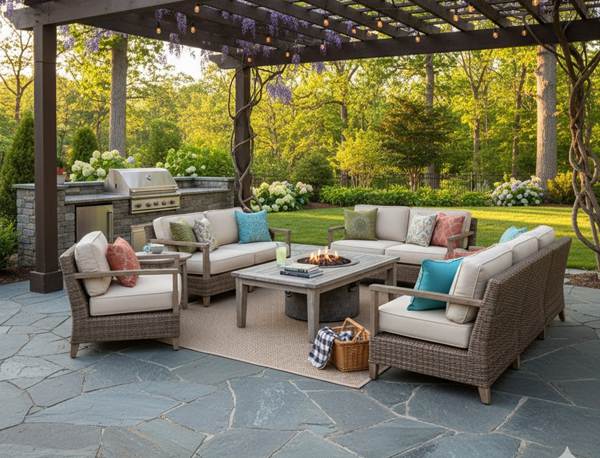 High-quality and stylish flagstone pavers ideal for outdoor landscaping.
