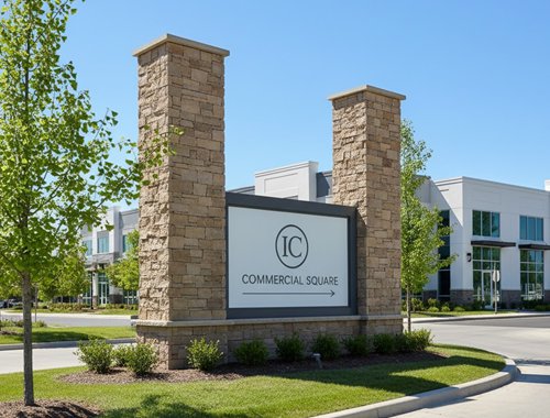 Beautifully crafted stacked stone columns for architectural designs.