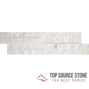 Sparkle white split face mosaic tiles in 100x360mm size