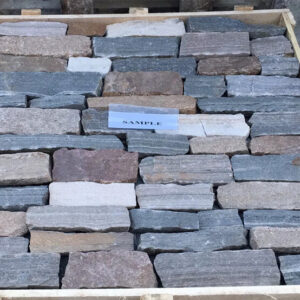 Vibrant mixed color loose stone wall cladding for decor