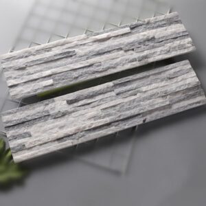 High-quality pencil ledger stone panels in natural finish