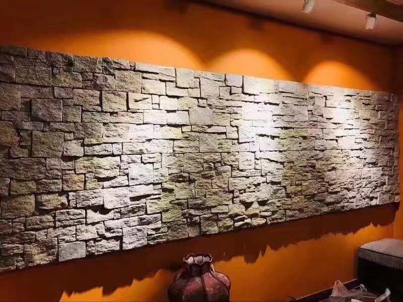 Beautiful natural stone cladding for interior walls