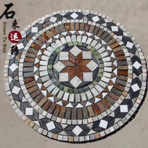 Beautiful stone medallions showcasing intricate designs for decorative use.