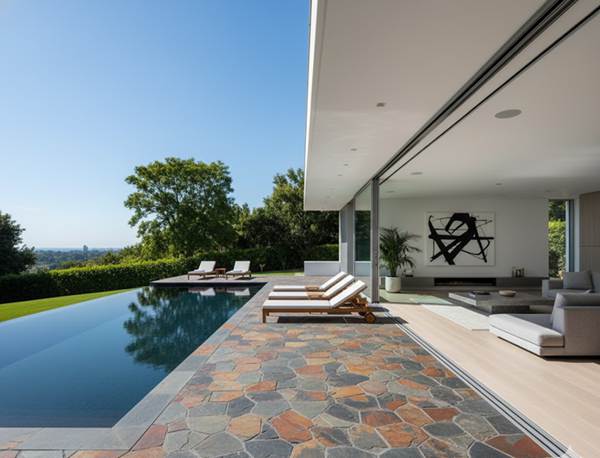 High-quality flagstone pavers ideal for landscaping and patios