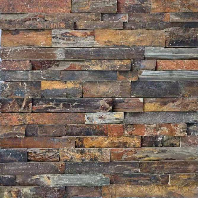 Textured rough series stacked stone panels for decoration
