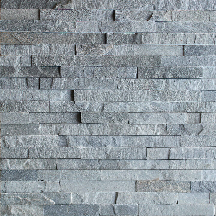 Stylish Grey Quartzite Wall Tile Elegant grey quartzite ledge stone wall tile for decor