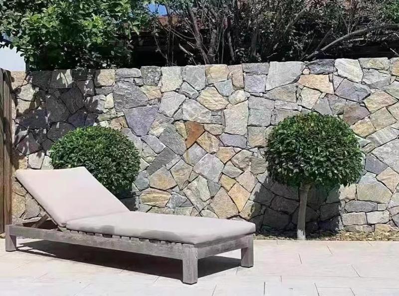 Unique crazy paving flagstone with textured patterns