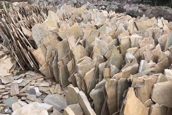 A display of various high-quality stone materials sourced directly from quarries.