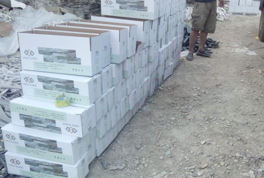 Wholesale stacked stone panels arranged for interior and exterior design projects
