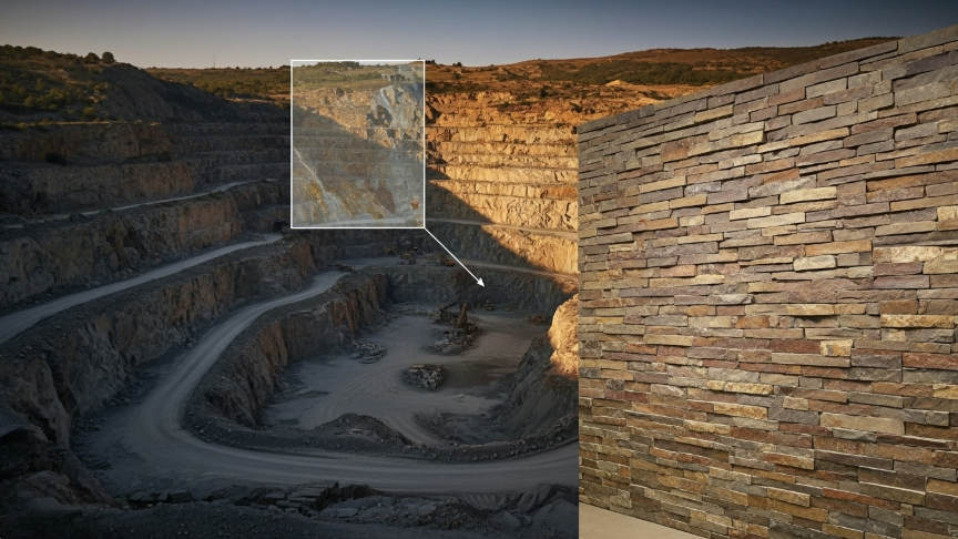 B2B Private Label Stacked Stone Branding