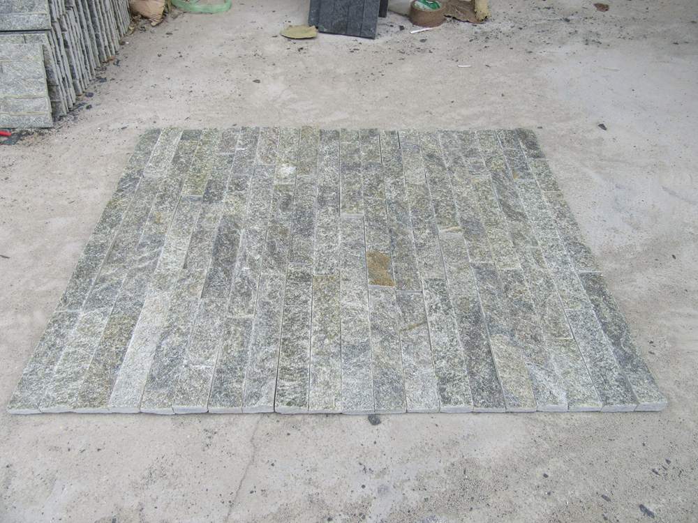 Stacked stone panels with varying thickness and weight illustrating effects on square footage and shipping cost
