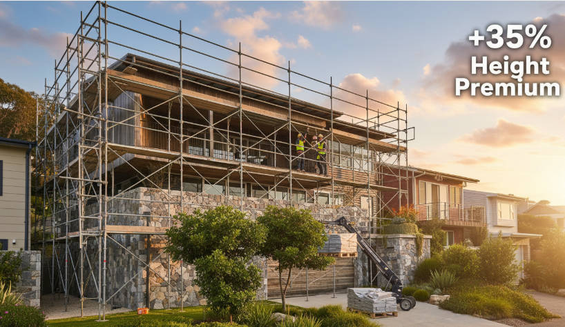 Calculating cost for installing stacked stone veneer panels on a wall
