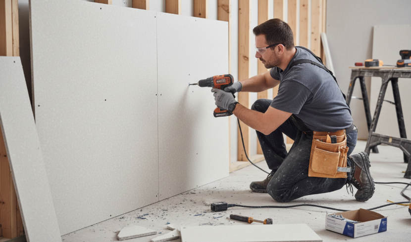 Step-by-step guide for installing thin stone veneer over drywall in interior spaces.