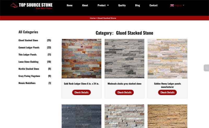 High-quality natural stone products from CHUNYU STONE