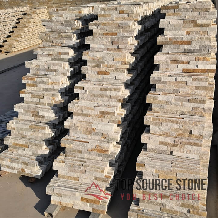 Oyster Slate Split Face Mosaic Ledgestone
