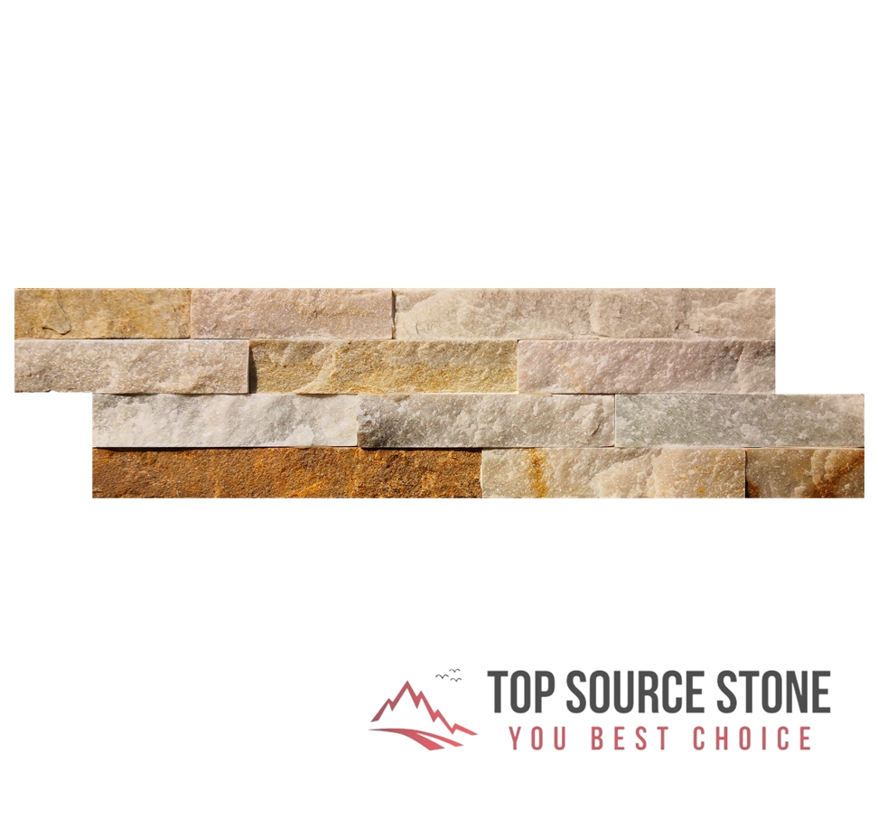 Oyster Quartzite Split Face Natural Stone Tiles Oyster Quartzite split-face natural stone tiles, showcasing texture and color variations