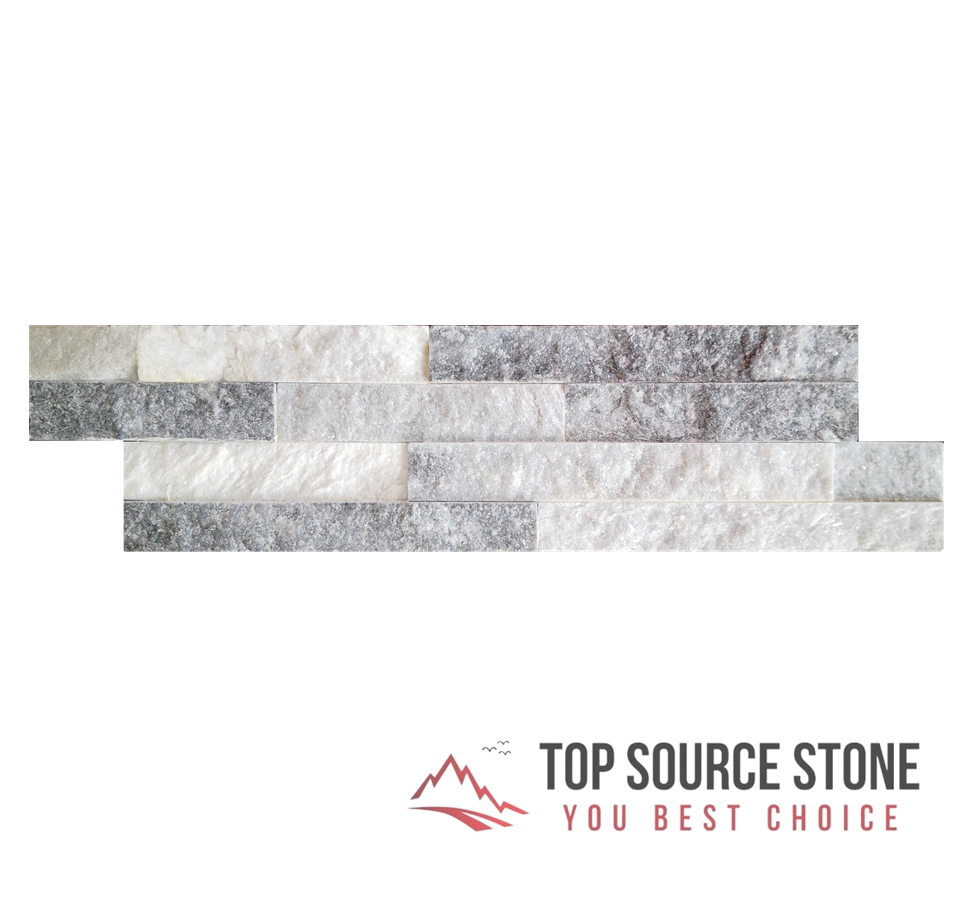 Sparkle Ice Grey Mosaic Tiles Split face mosaic tiles in sparkle ice grey color
