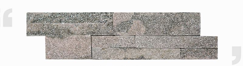 Natural stone ledger panel texture and colour variation