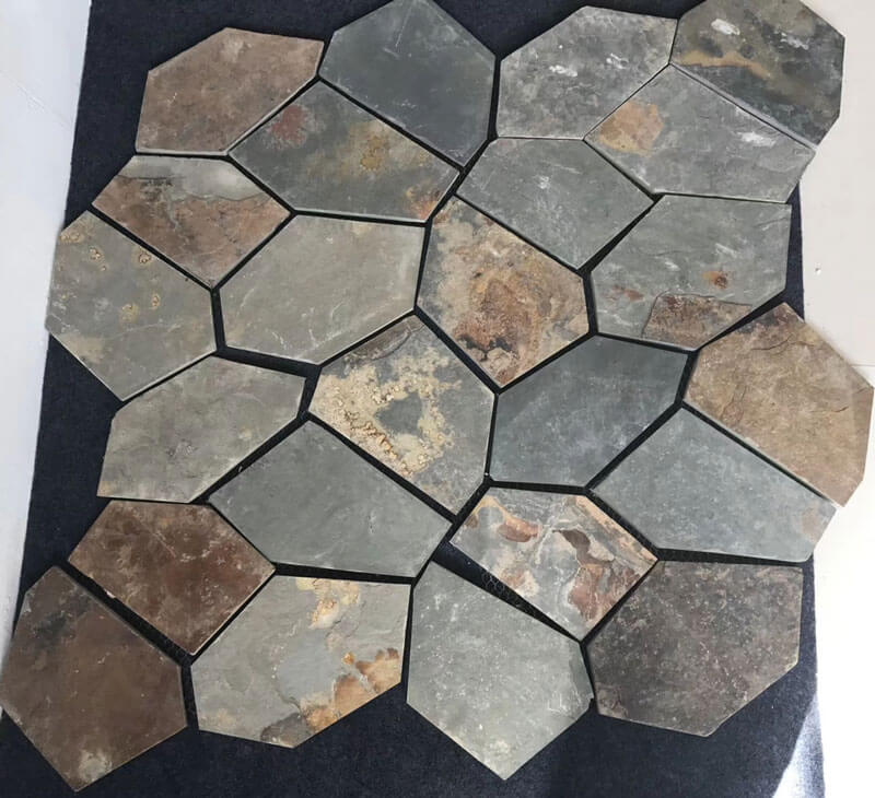 Rusty Slate Crazy Paving Flagstone